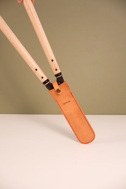 Garden Shears + Leather Sheath