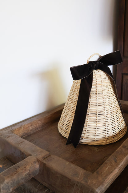 Jumbo Rattan Christmas Bell