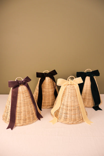 Jumbo Rattan Christmas Bell