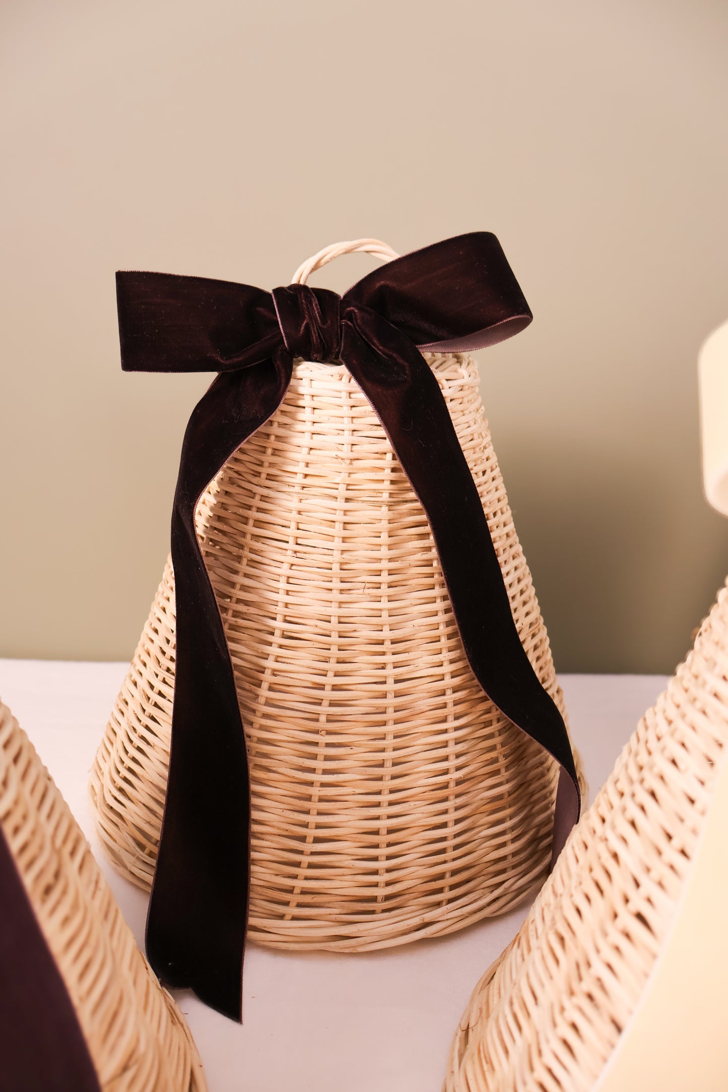 Jumbo Rattan Christmas Bell