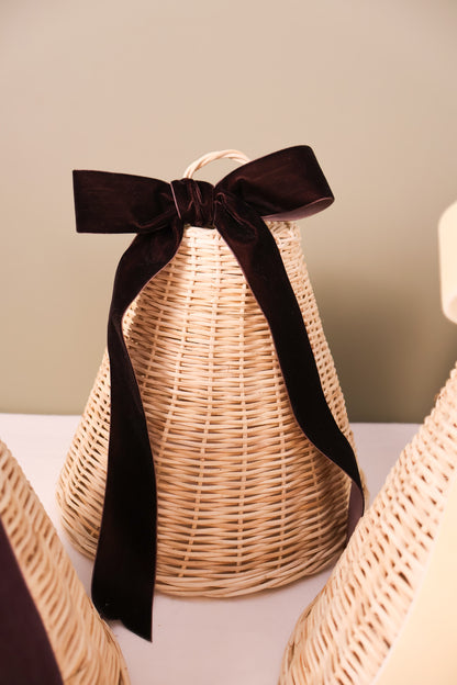 Jumbo Rattan Christmas Bell