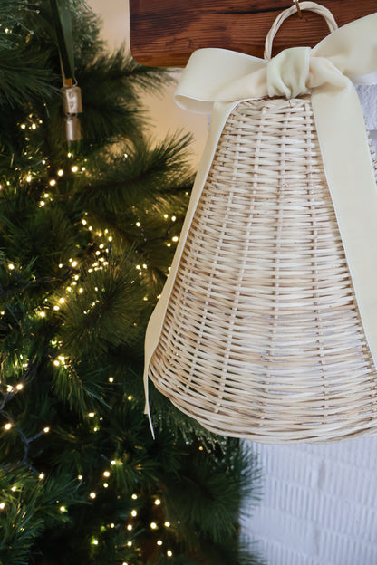 Jumbo Rattan Christmas Bell