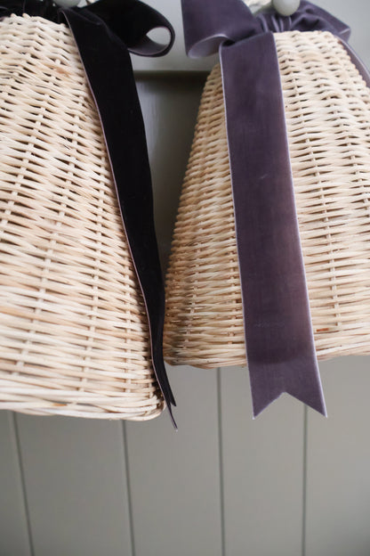 Jumbo Rattan Christmas Bell