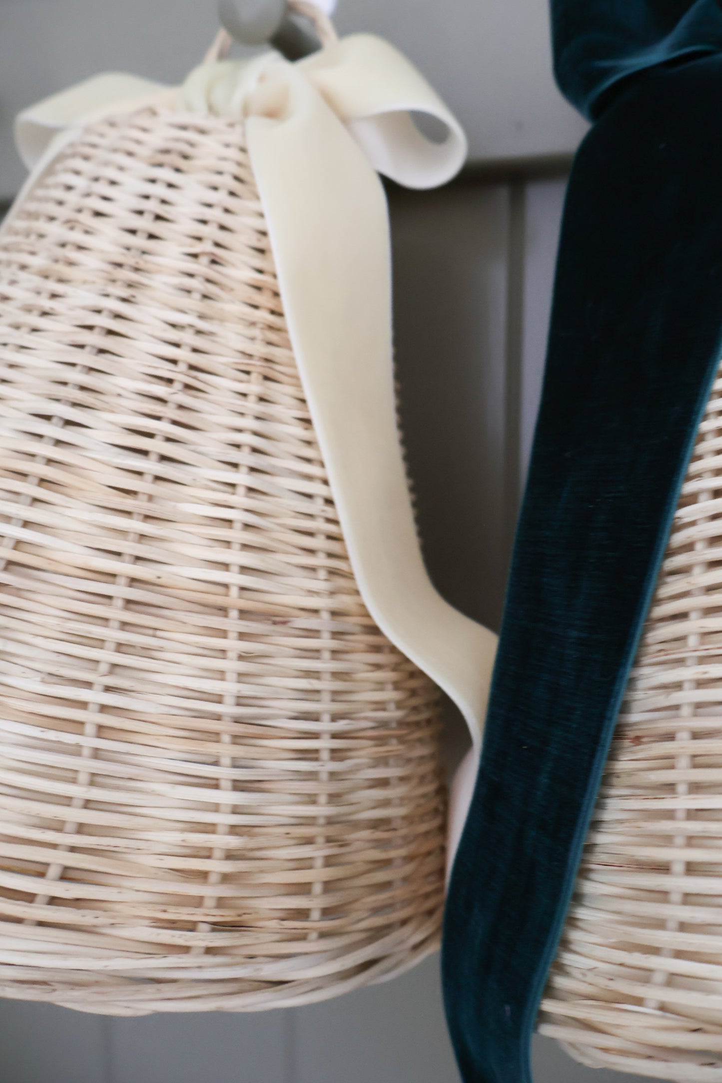 Jumbo Rattan Christmas Bell