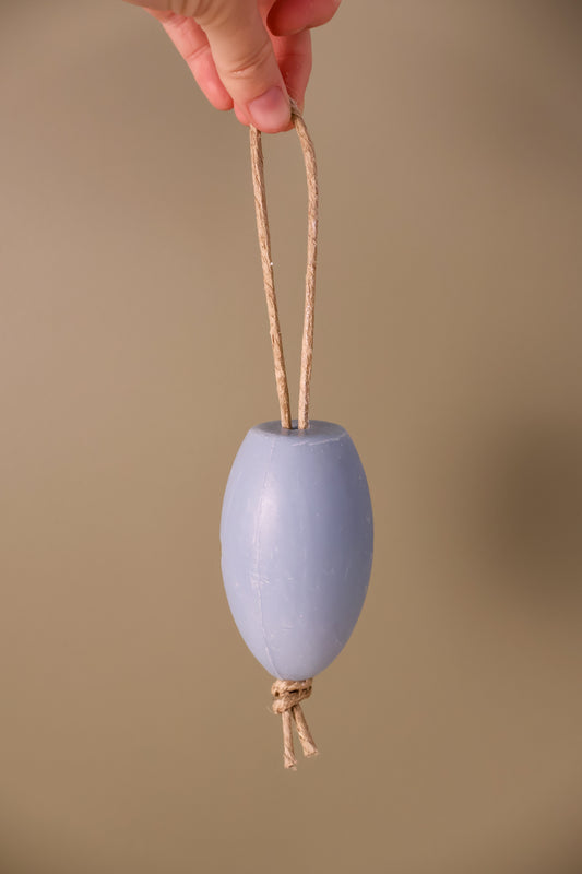 Marseille Soap on a Rope - Marine