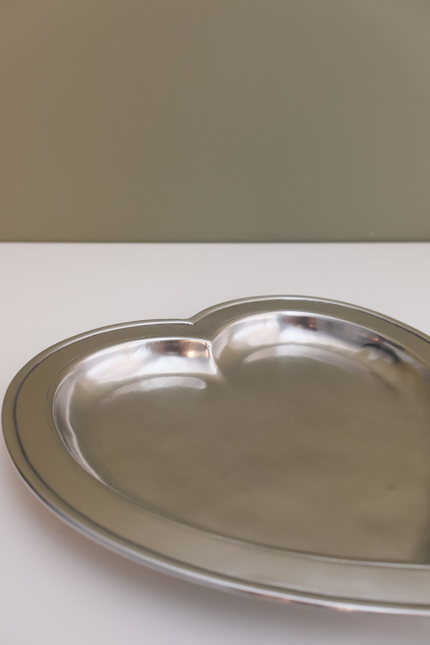 Cosi Tabellini Italian Pewter Heart Tray