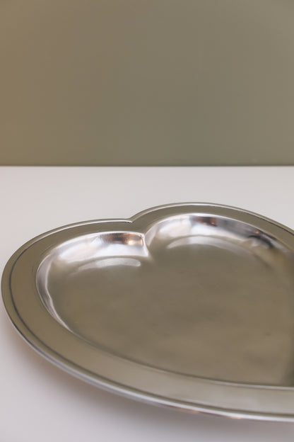 Cosi Tabellini Italian Pewter Heart Tray