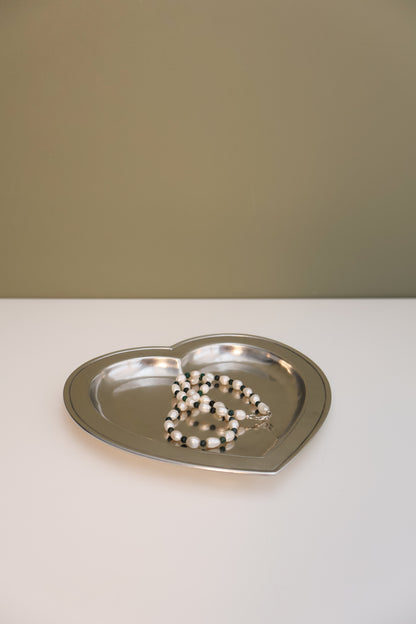 Cosi Tabellini Italian Pewter Heart Tray