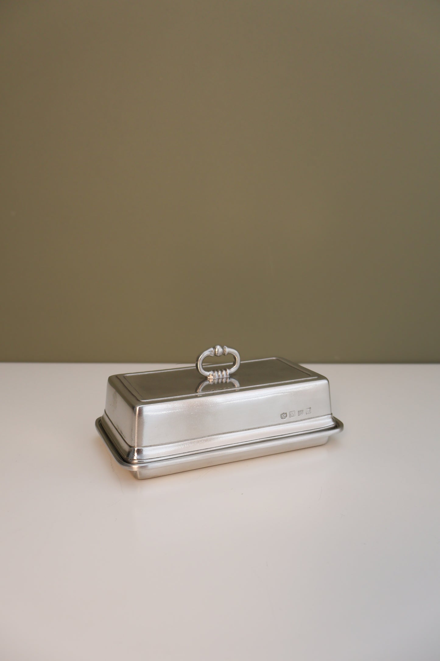 Cosi Tabellini Italian Pewter Butter Dish