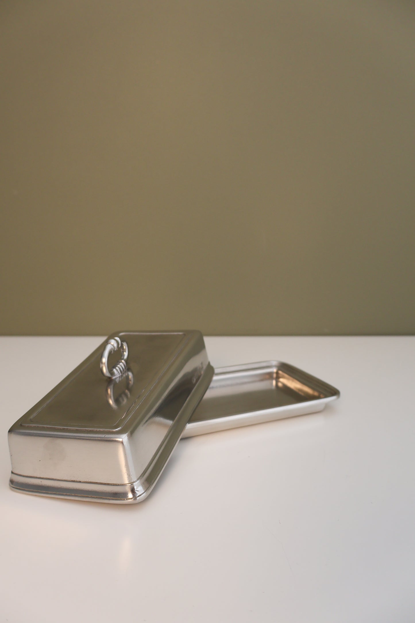 Cosi Tabellini Italian Pewter Butter Dish