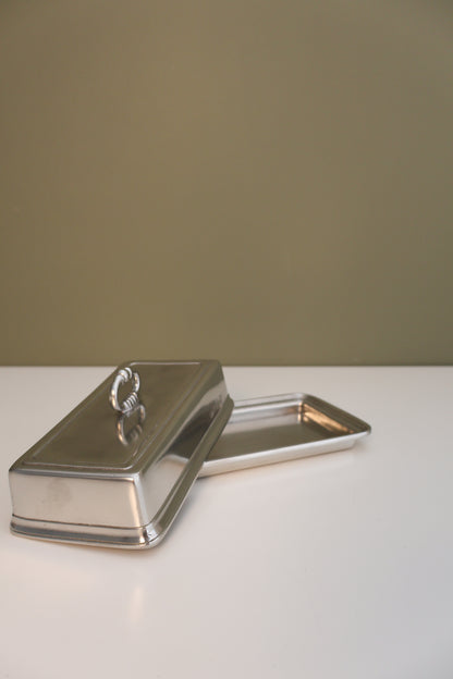 Cosi Tabellini Italian Pewter Butter Dish