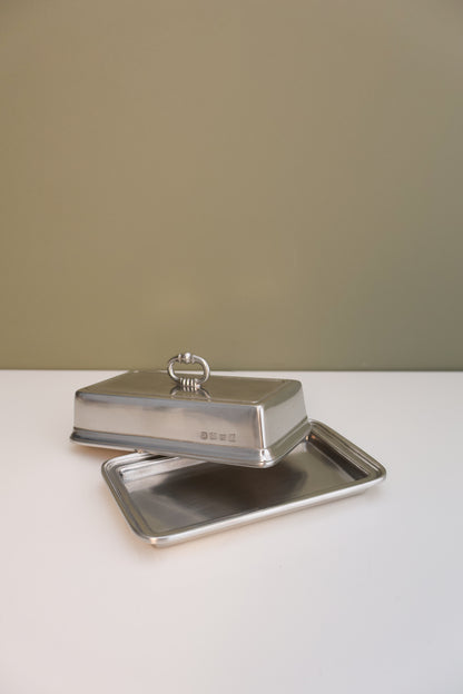 Cosi Tabellini Italian Pewter Butter Dish