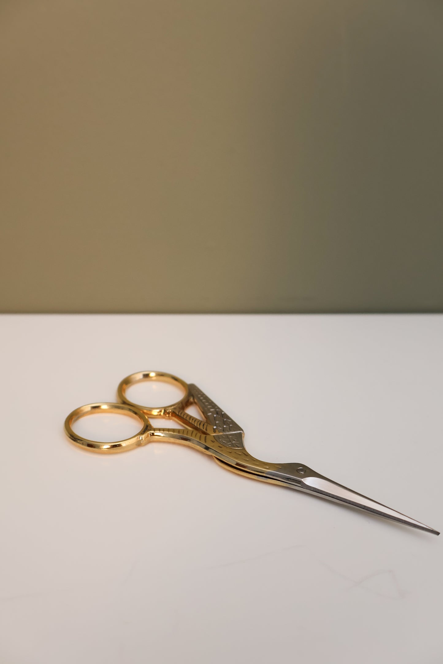 Gold-Plated Stork Scissors