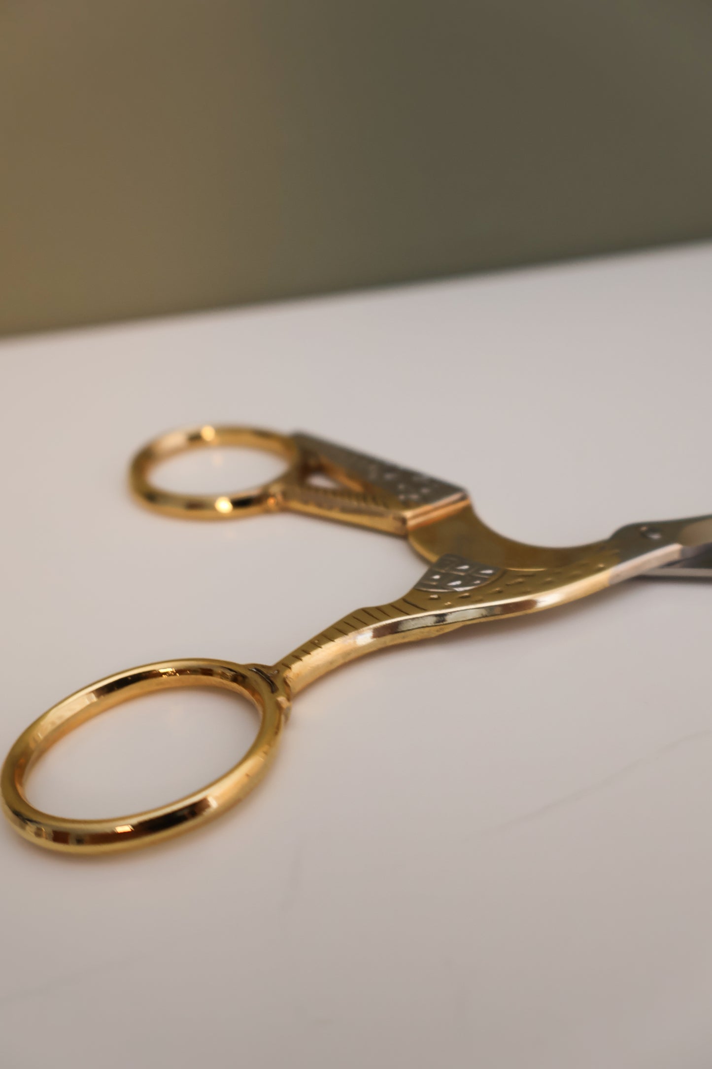 Gold-Plated Stork Scissors