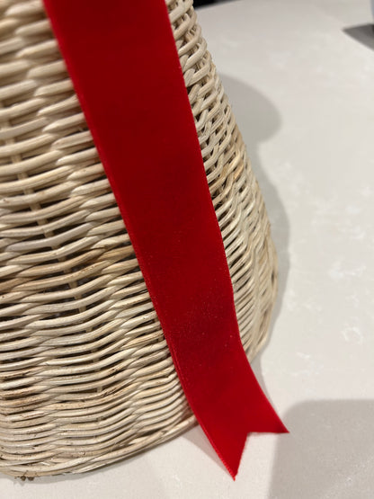 Jumbo Rattan Christmas Bell