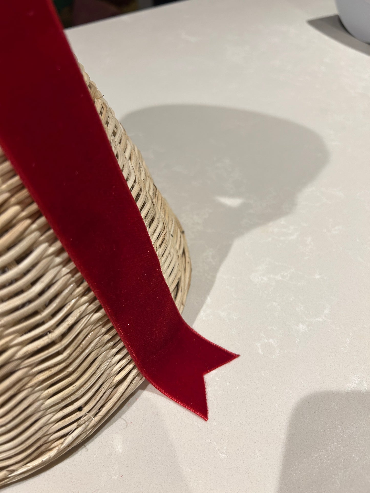Jumbo Rattan Christmas Bell