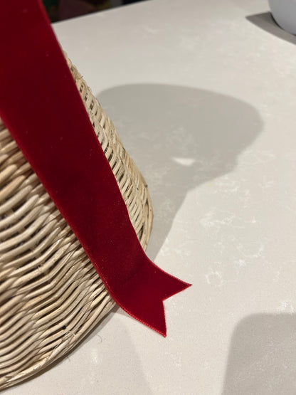 Jumbo Rattan Christmas Bell