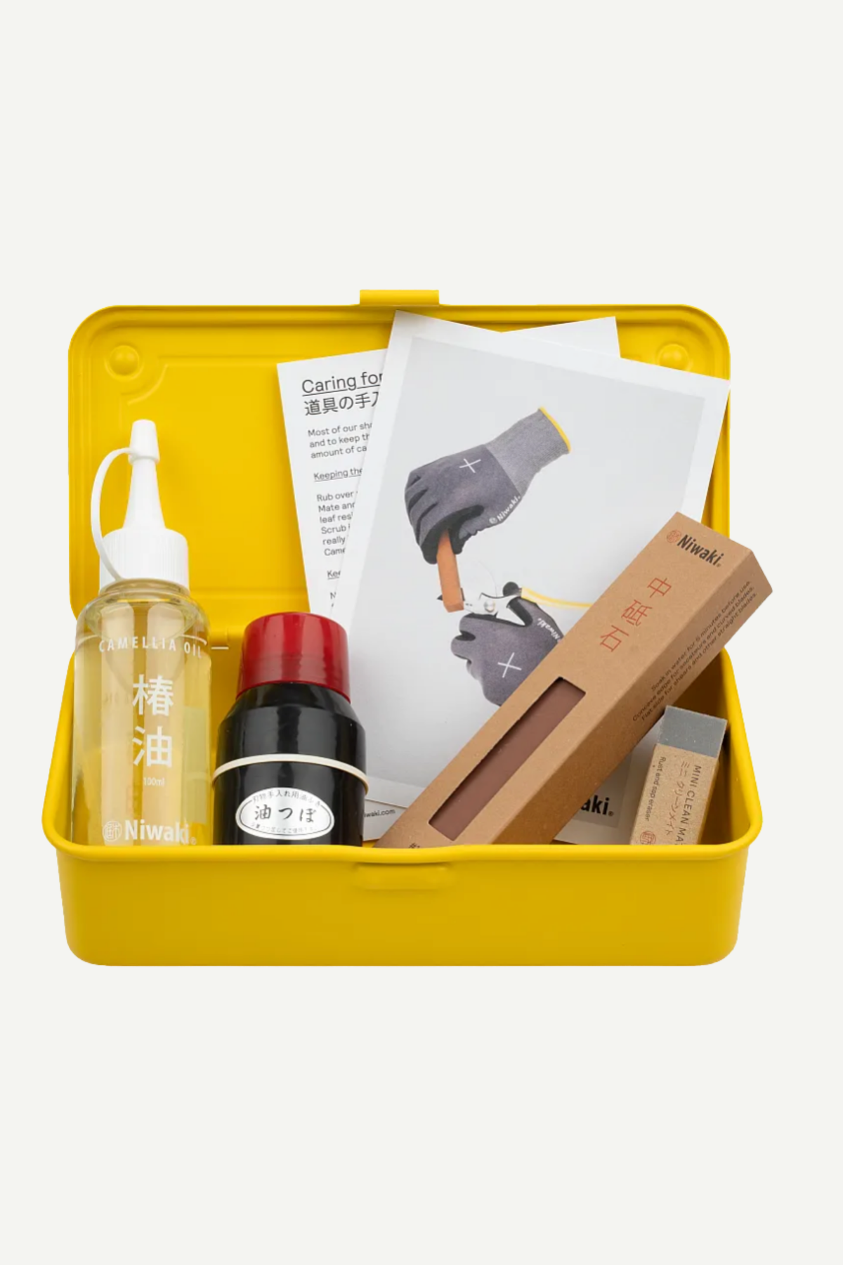 Japanese tool care kit by Niwaki
