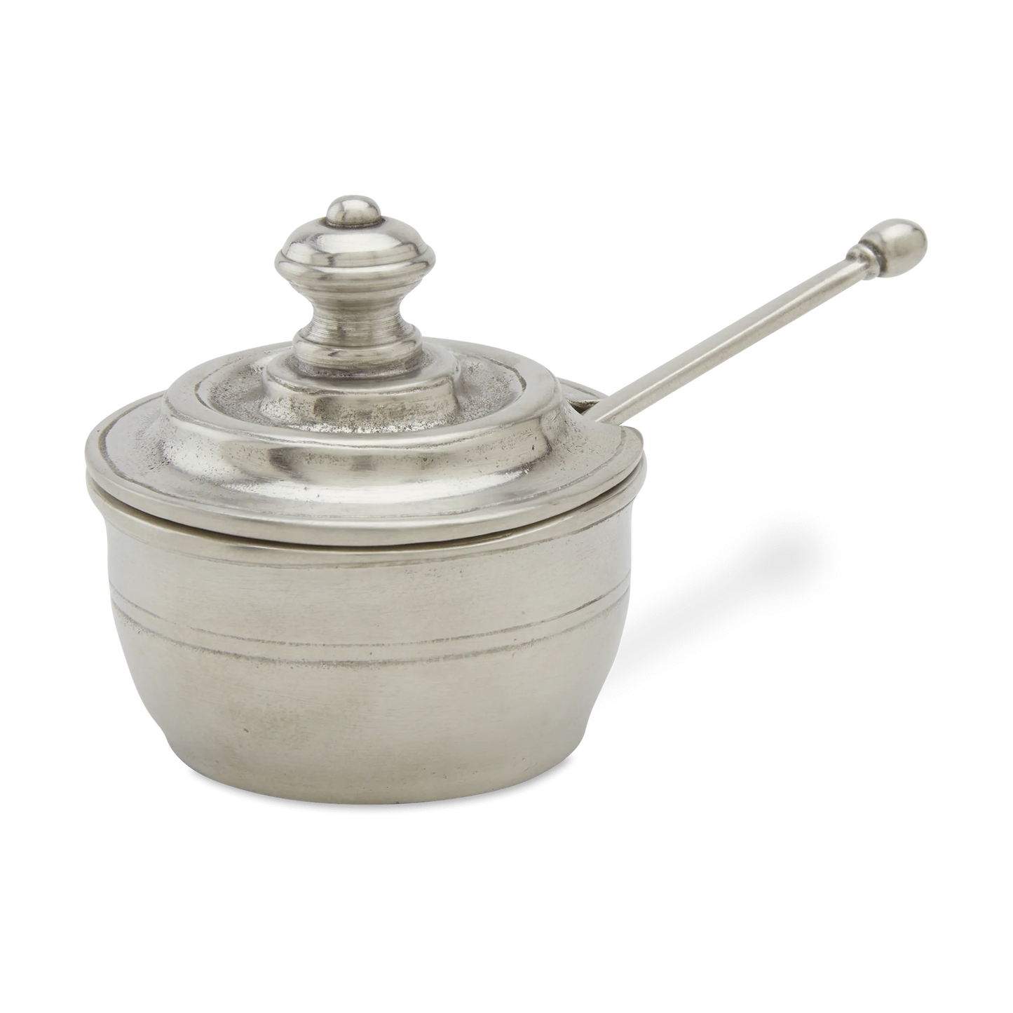 Cosi Tabellini Italian Pewter Salt Cellar & Spoon