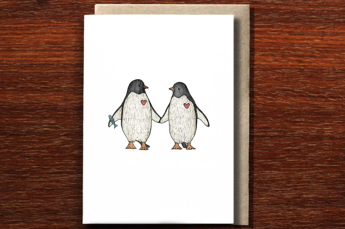 Penguin Love Greeting Card