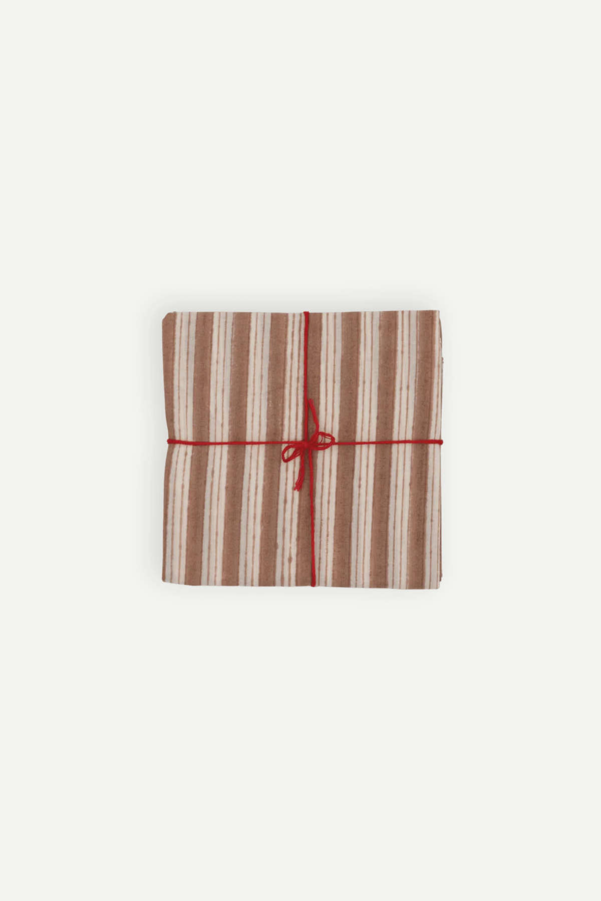 Suzette upcycled cotton napkins in Salem Almond print, set of 4