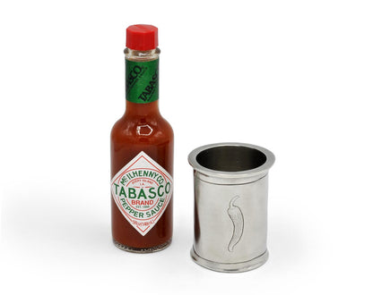 Italian Pewter Hot Sauce Holder