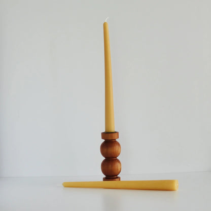 Tapered 100% Australian Beeswax Hand Poured Candles - Multiple Colours