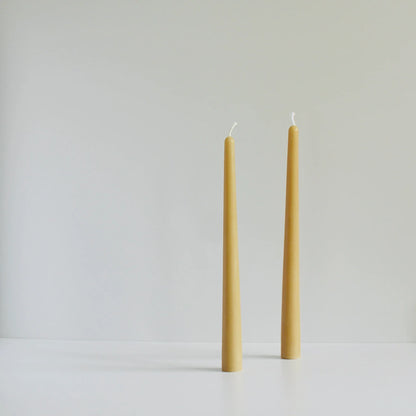 Tapered 100% Australian Beeswax Hand Poured Candles - Multiple Colours