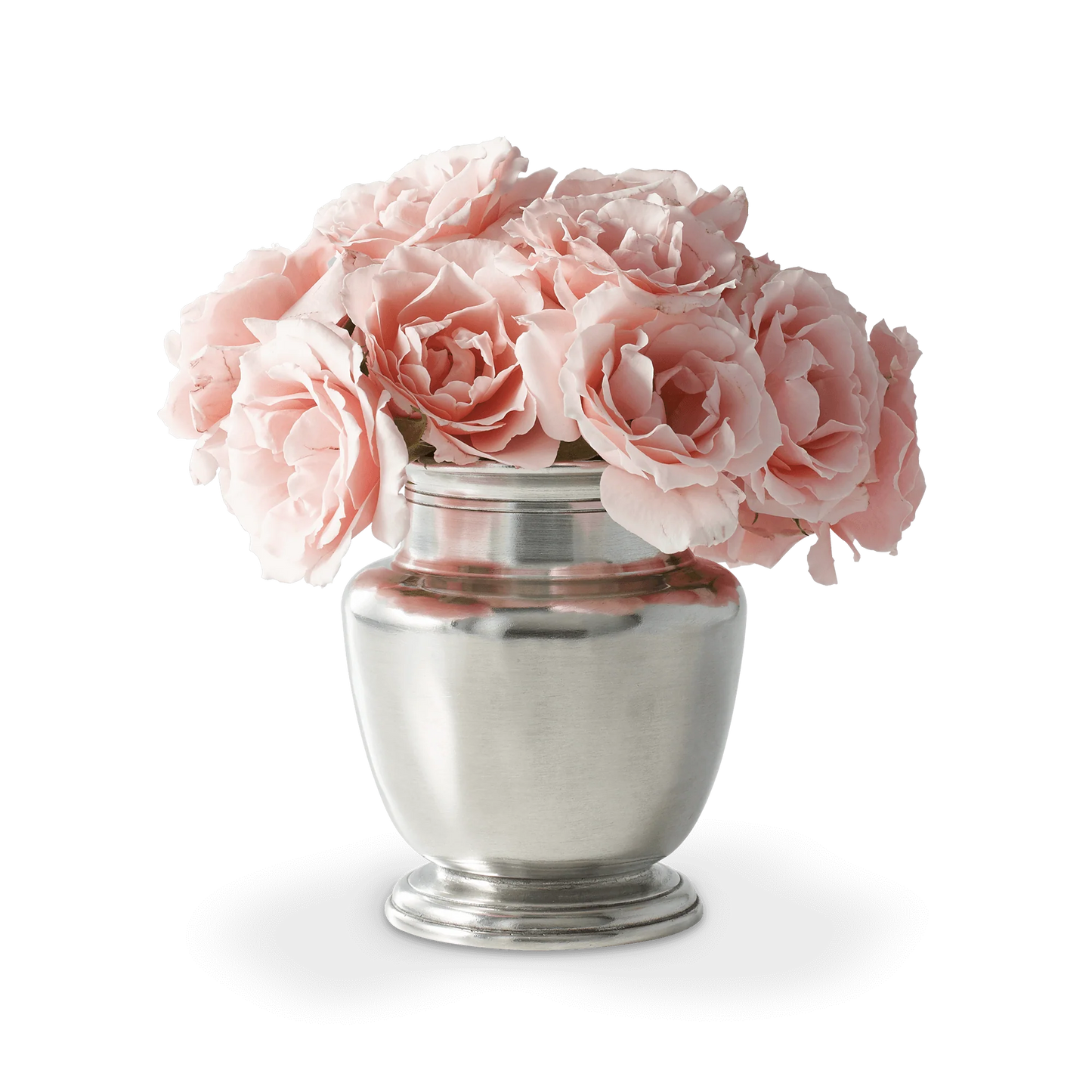 Cosi Tabellini Italian Pewter Rimmed Vase
