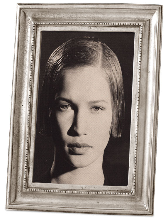 Cosi Tabellini Italian Pewter Rectangle Photo Frame