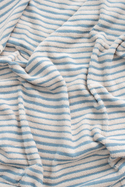 Salento Stripe Bath Sheet - Blue Haze