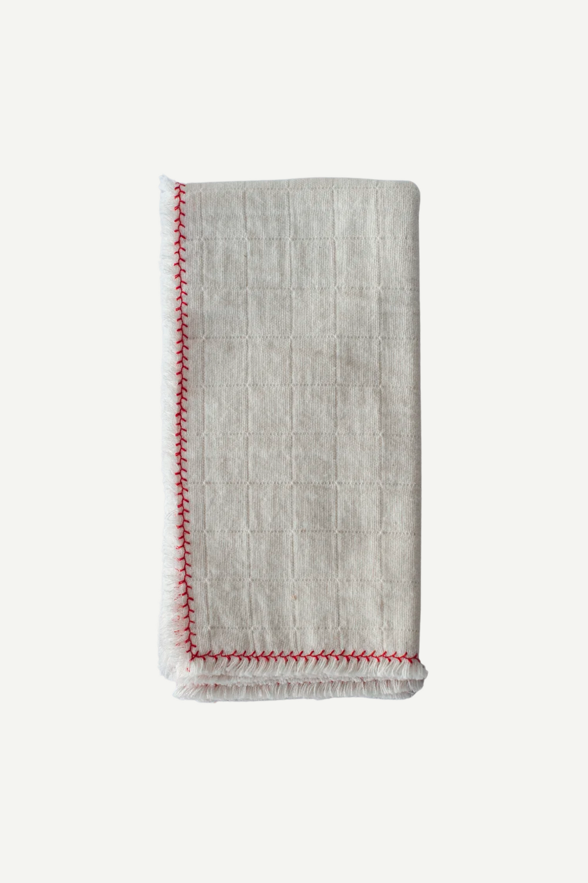 Portuguese Red Branch Cotton Napkins, Set of 2