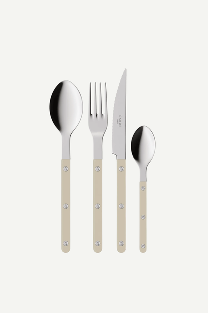 Bistrot 4 Piece Cutlery Set - Light Khaki