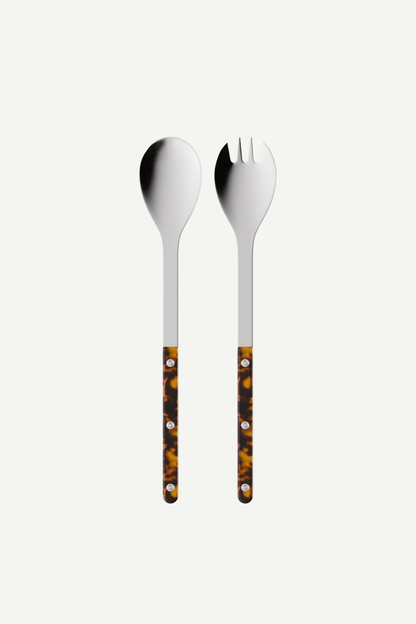 Bistrot Salad Set 2 Pcs - Faux Tortoise