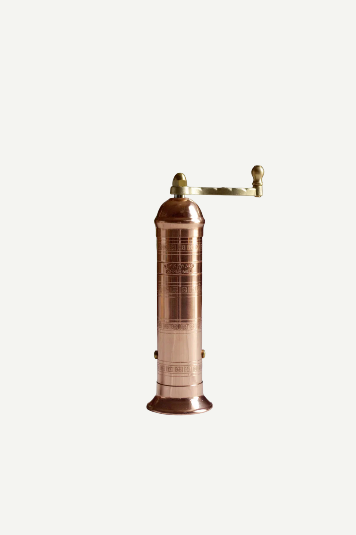 Copper pepper mill by Alexander Mills, Thessaloniki, Greece