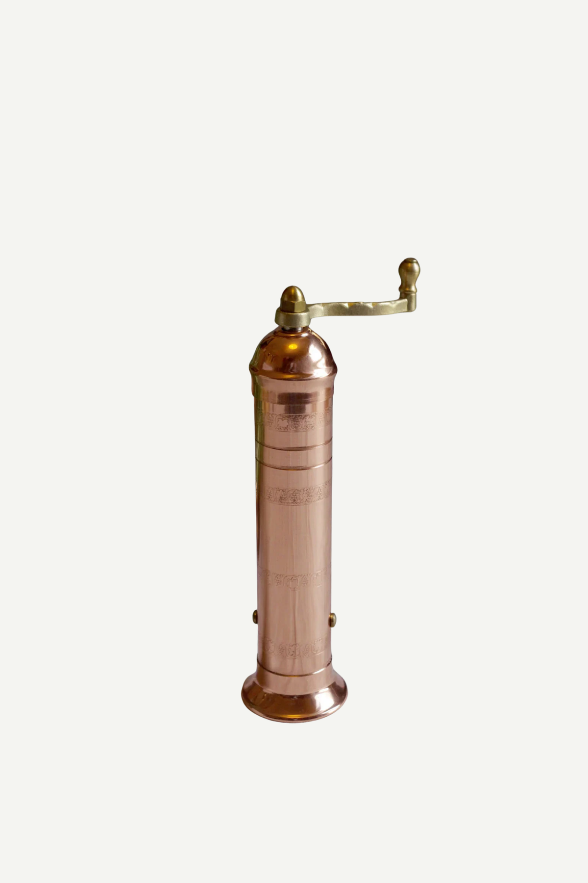 Copper pepper mill by Alexander Mills, Thessaloniki, Greece