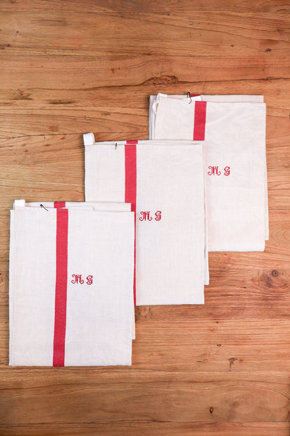 Vintage Tea Towel - Ivory