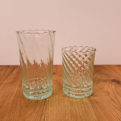 Moroccan Handmade Ripple Glass – Tall