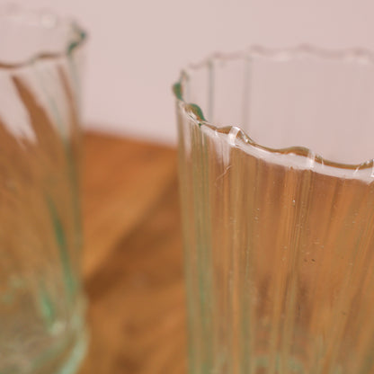 Moroccan Handmade Ripple Glass – Tall