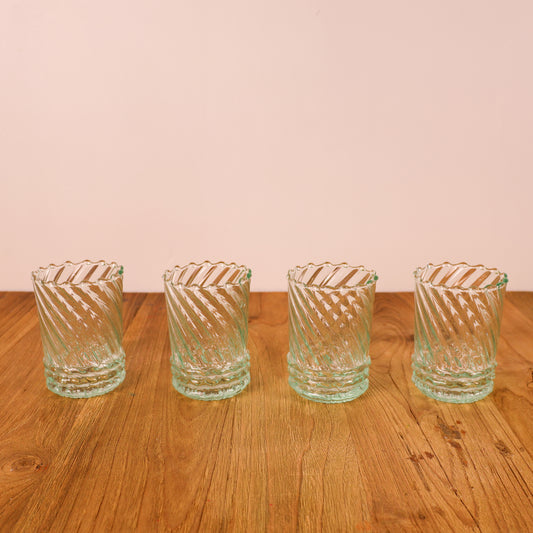 Moroccan Handmade Ripple Glass – Short