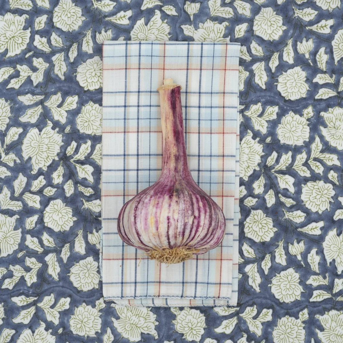 Suzette Ana Denim upcycled cotton napkins, set of 4 – view 3