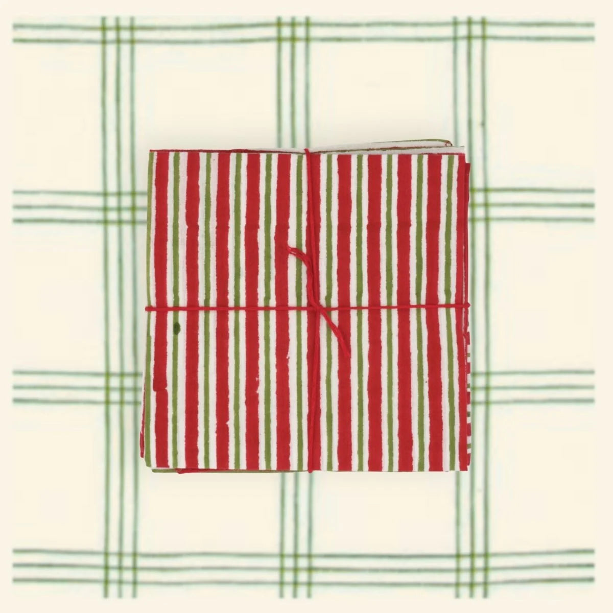 Suzette Lila Tango upcycled cotton napkins, set of 4 – view 3