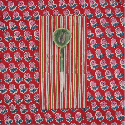 Suzette Lila Tango upcycled cotton napkins, set of 4 – view 2