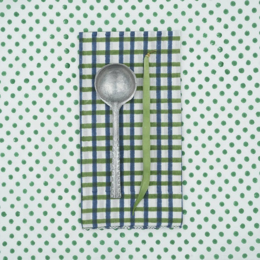 Suzette Mira Jade upcycled cotton napkins, set of 4 – view 2
