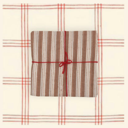 Suzette Salem Almond upcycled cotton napkins, set of 4 – view 3