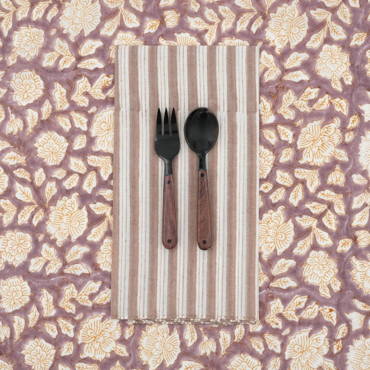 Suzette Salem Almond upcycled cotton napkins, set of 4 – view 2
