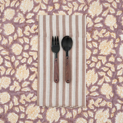 Suzette Salem Almond upcycled cotton napkins, set of 4 – view 2