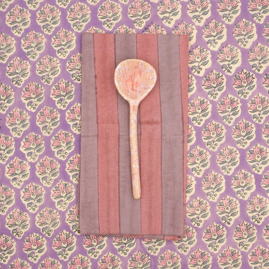 Suzette Will Burlwood upcycled cotton napkins, set of 4 – view 2