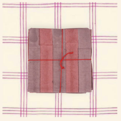 Suzette Will Burlwood upcycled cotton napkins, set of 4 – view 3