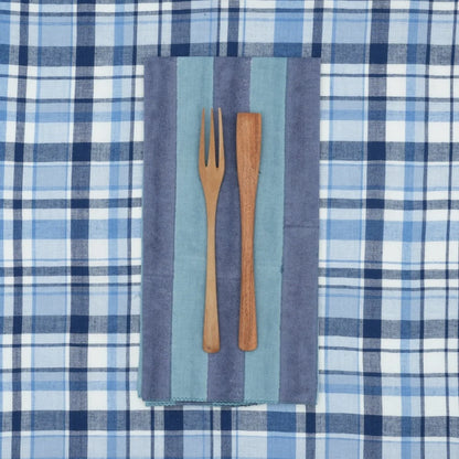 Suzette Will Moonlight upcycled cotton napkins, set of 4 – view 2